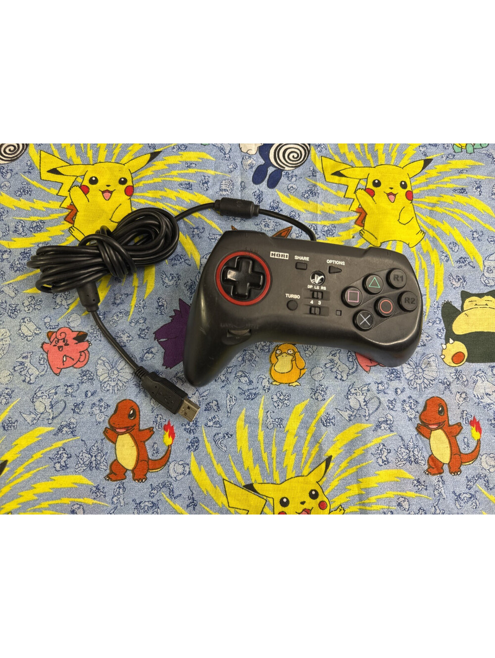 Hori Fighting Commander FC4 PS4-016 Controller Tested Working PS4 PS3 PC